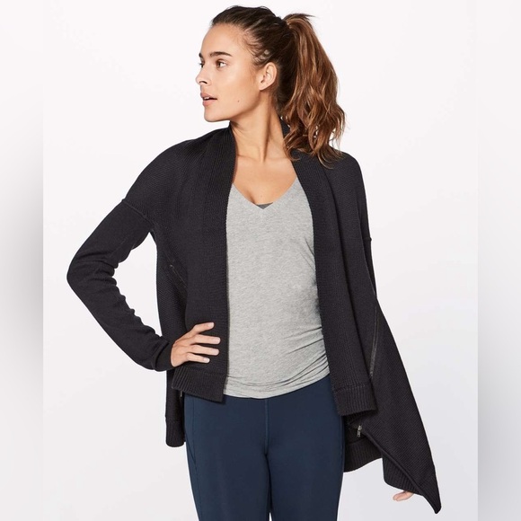 lululemon athletica Tops - Lululemon Wrap It Up Sweater
